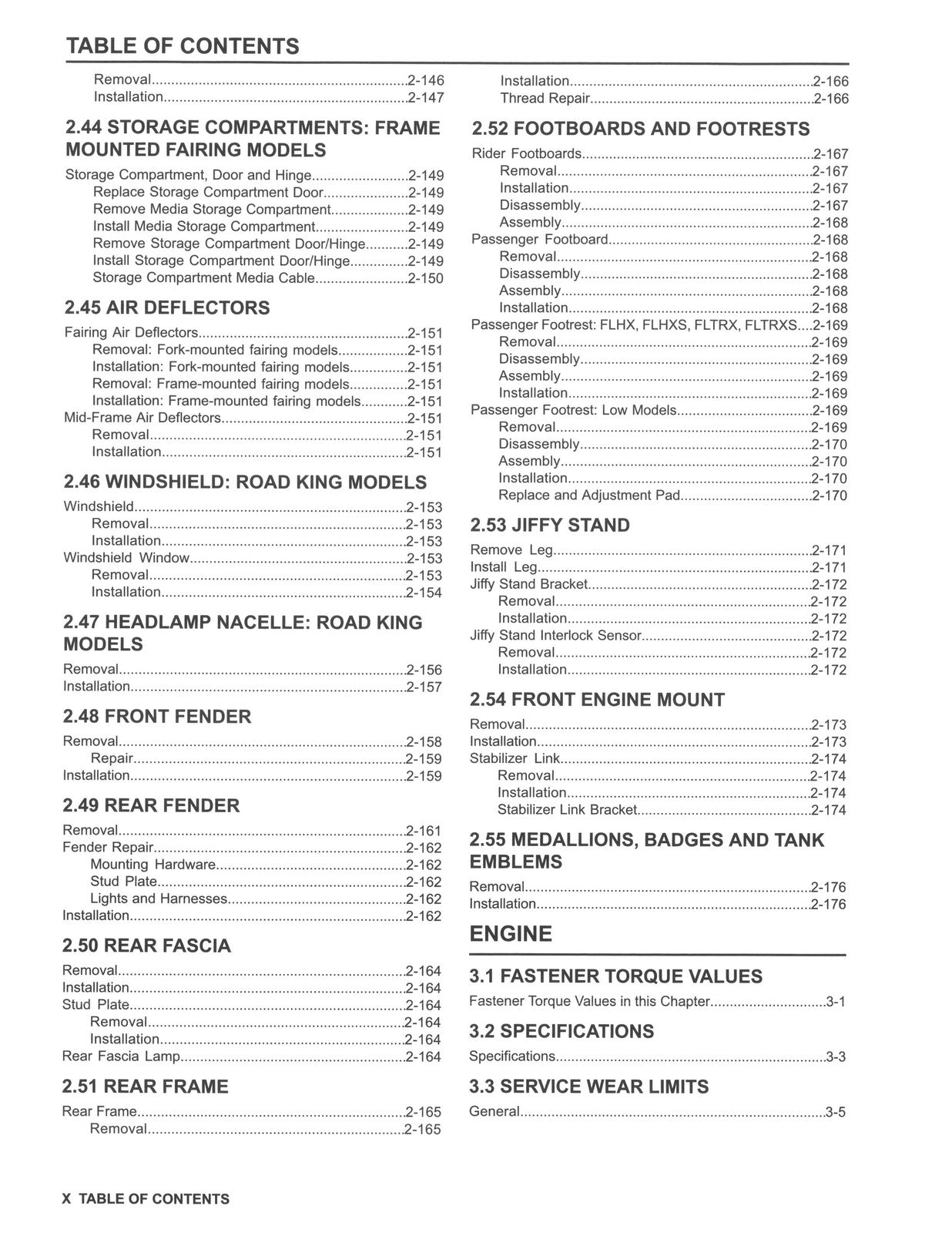 HARLEY-DAVIDSON 2016-2018 Touring Service Manual - BOUND - COVERS - XL FOLDOUTS