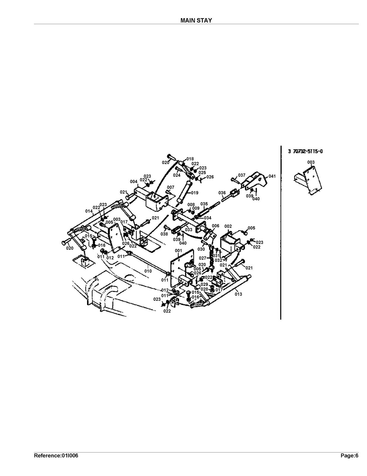 KUBOTA RC60-82H Parts Manual - STEEL WIRE BOUND - PROTECTIVE COVERS
