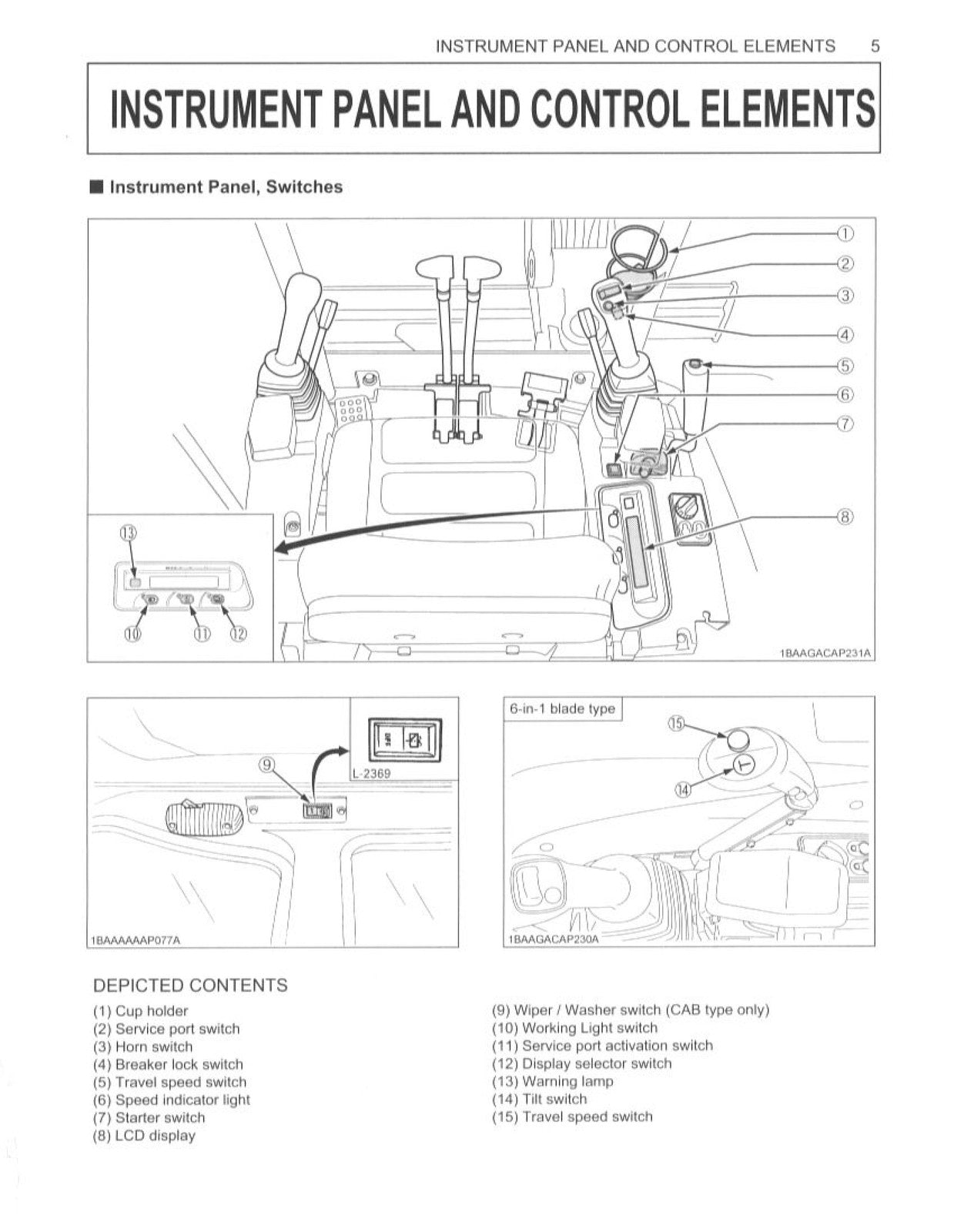 KUBOTA KX121-3 KX161-3 U45 OPERATORS MANUAL - WIRE BOUND PROTECTIVE COVERS