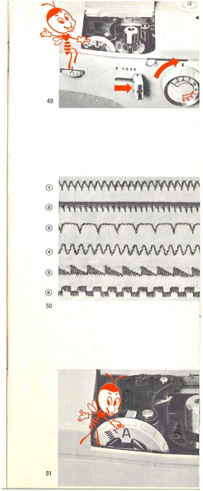 ELNA Star De Luxe Plana Super Instruction Manual - WIRE BOUND - TOUGH COVERS