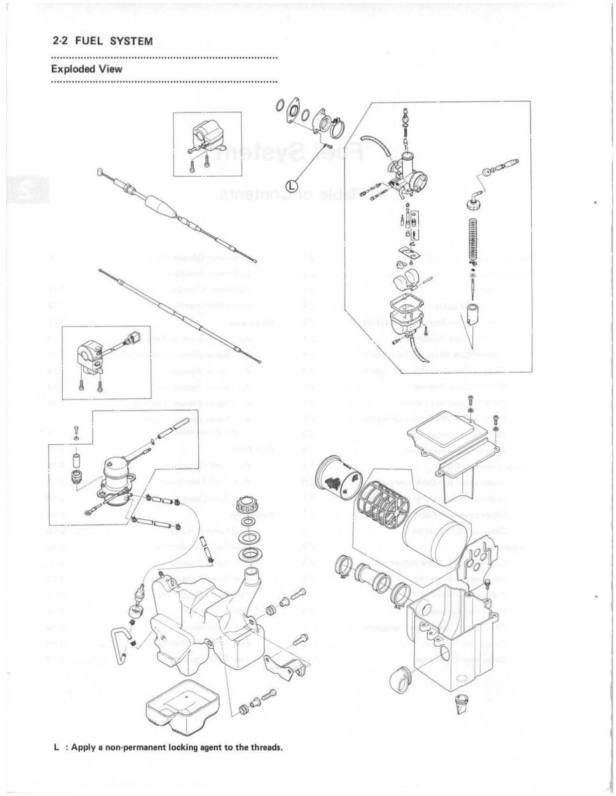 KAWASAKI Bayou 185 KLF185 ATV Service Manual - STEEL WIRE BOUND - TOUGH COVERS