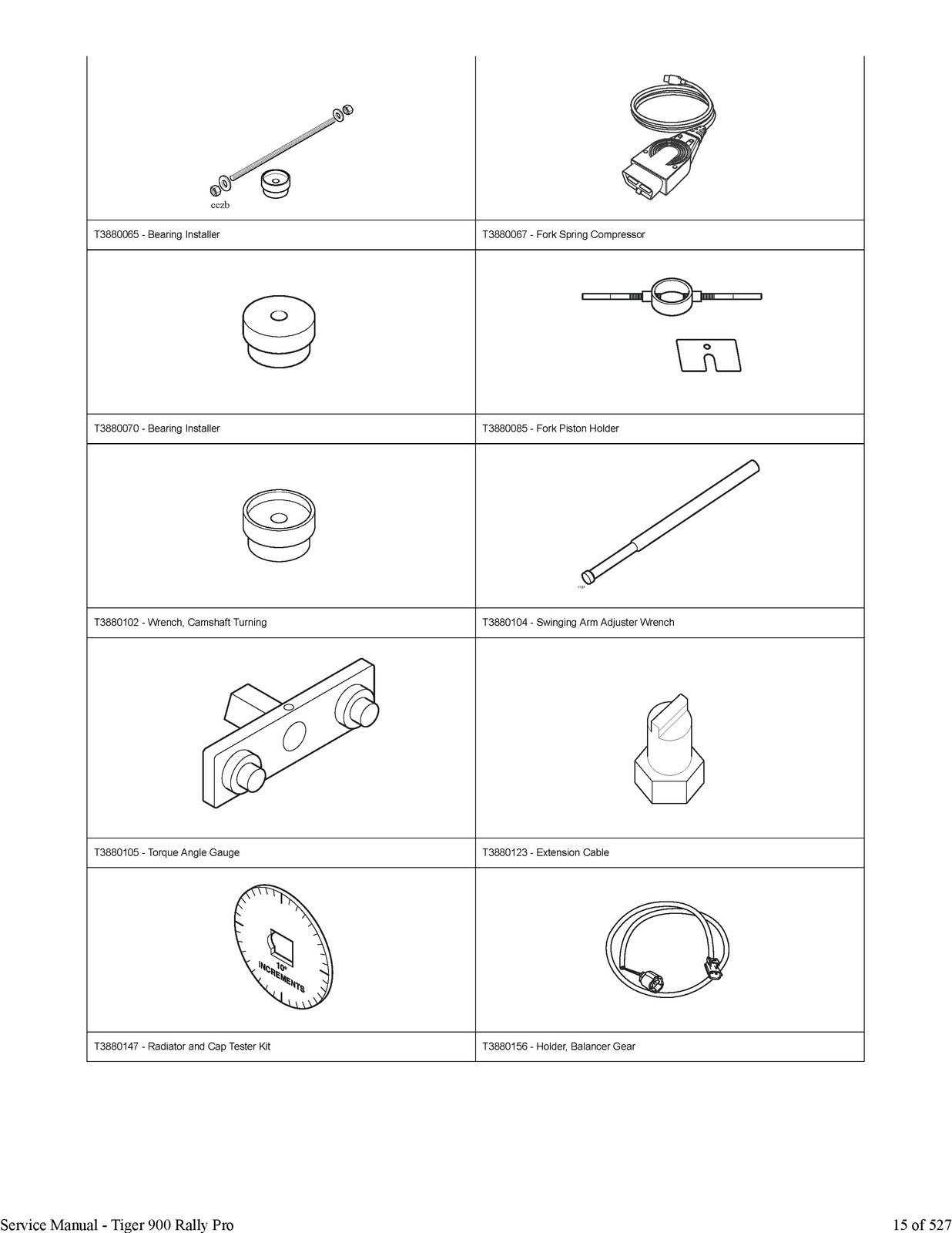 TRIUMPH Tiger 900 Rally Pro Motorcycle Service Manual - WIRE BOUND - COVERS