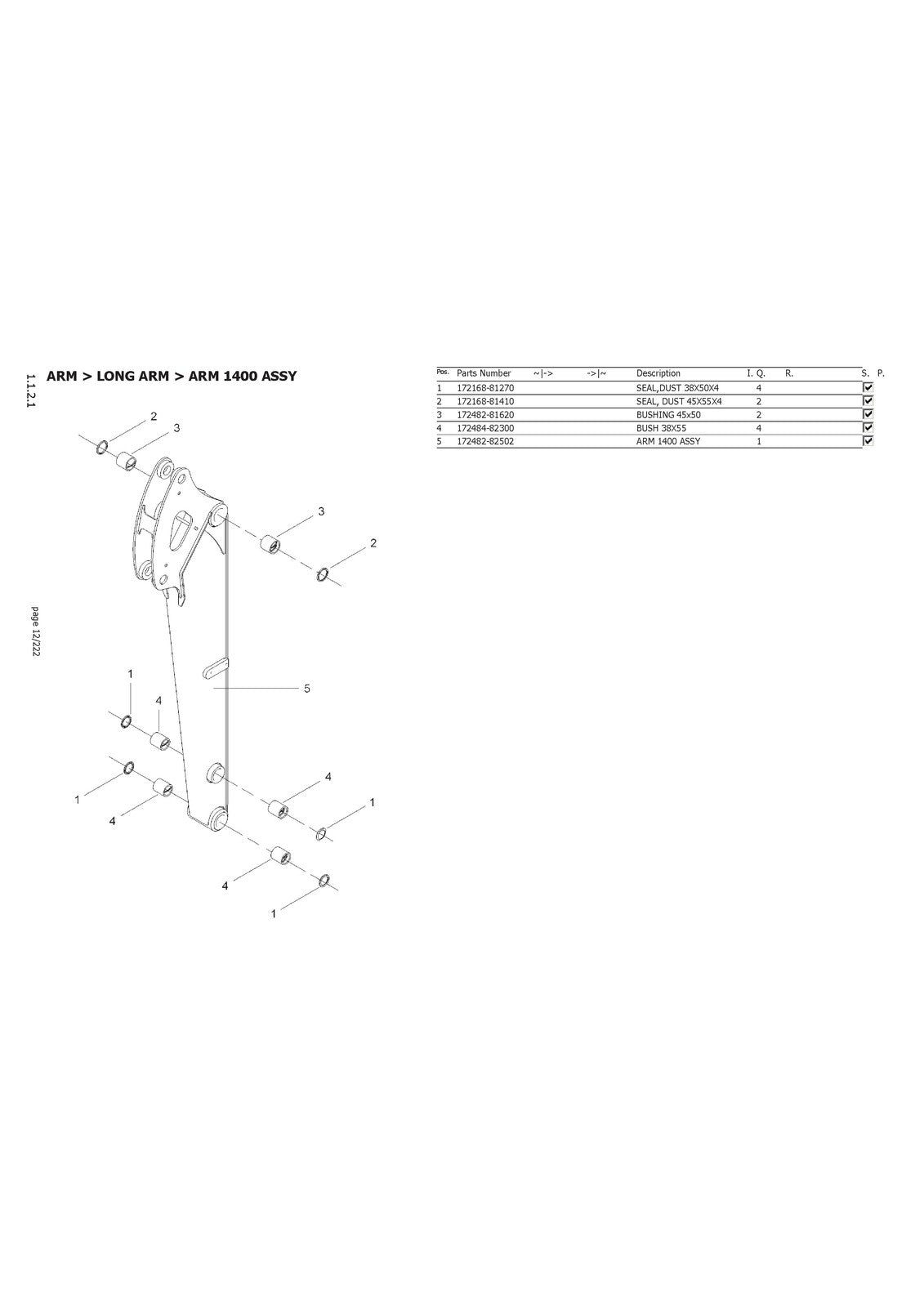 YANMAR ViO25-4 Mini Excavator Parts Catalog Manual 2013 - WIRE BOUND - COVERS