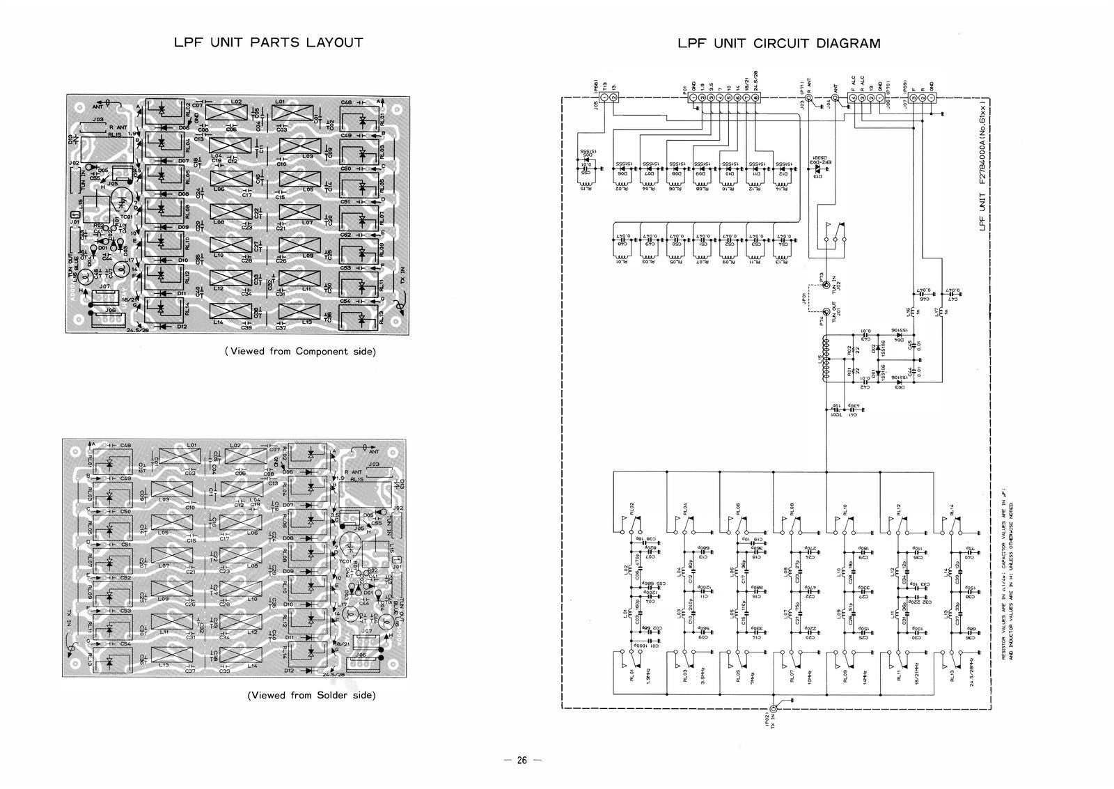 YAESU FT-767GX Transceiver Service Manual - BOUND - COVERS - XL FOLDOUT PAGES