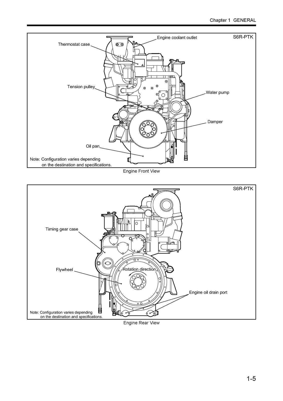 MITSUBISHI S6R2-MPTK Diesel Engine Service Manual 2022 - WIRE BOUND - COVERS