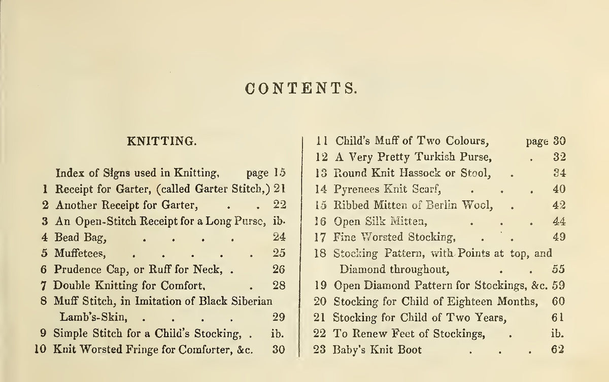 GAUGAIN Ladys Assistant Vol I Knitting Netting Crochet Manual 1847 - WIRE BOUND