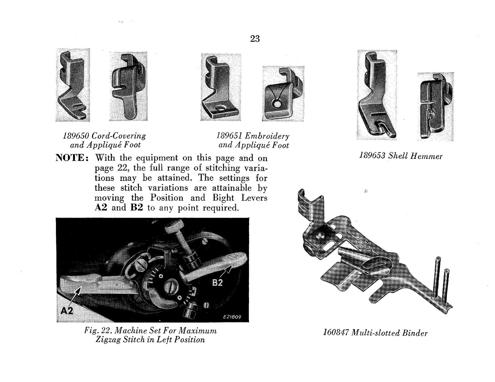 SINGER 206K25 Sewing Machine Instruction Manual 1952 - WIRE BOUND - TOUGH COVERS