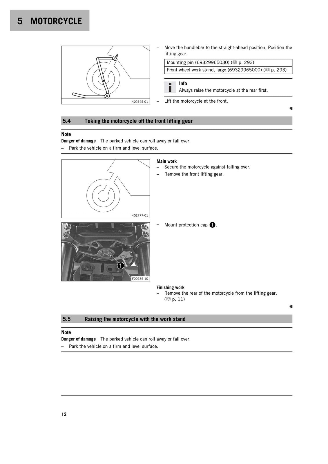 KTM 125 Duke Repair Manual 2018 - STEEL WIRE BOUND - PROTECTIVE COVERS