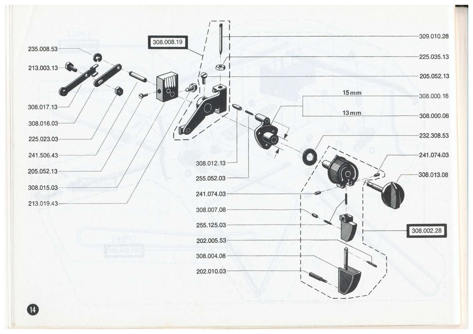 BERNINA 730 Sewing Machine Illustrated Parts Manual - WIRE BOUND - TOUGH COVERS
