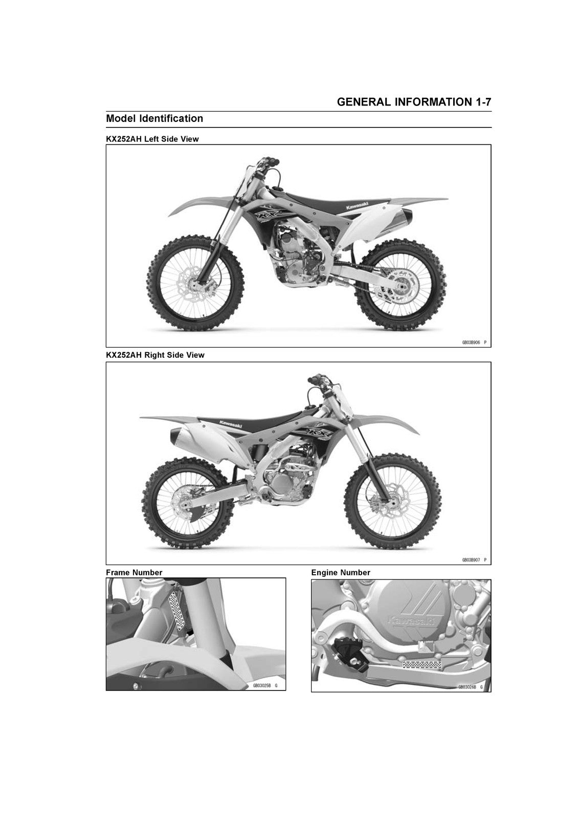KAWASAKI KX250 KX250F Motorcycle Service Manual 2017 - BOUND - COVERS - FOLDOUTS