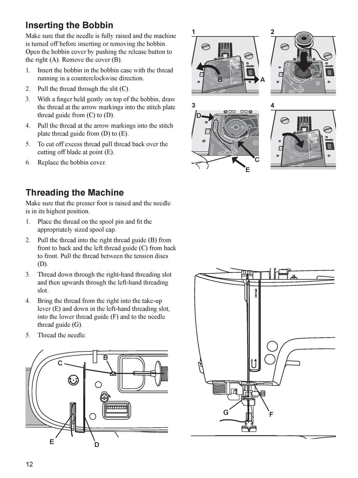 SINGER C240 Sewing Machine Instruction Manual - STEEL WIRE BOUND - TOUGH COVERS