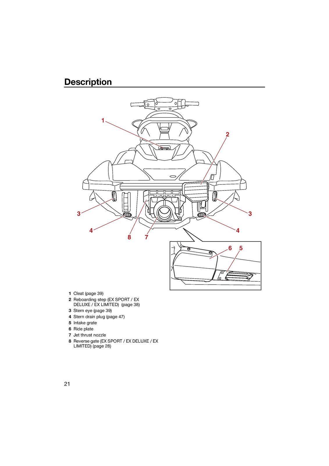 YAMAHA WaveRunner EX F225 F250 F300 Operators Service Manual BUNDLE - WIRE BOUND