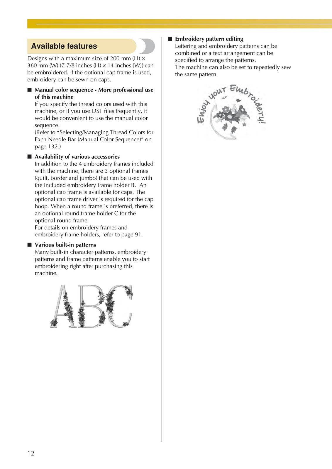 BABY LOCK Enterprise BNT10 Sewing Machine Instruction Manual - WIRE BOUND