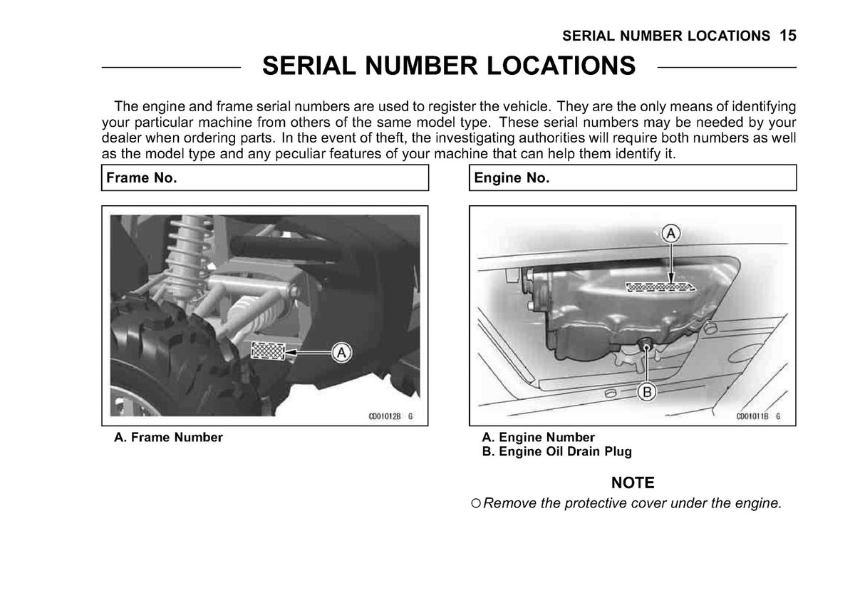 KAWASAKI Teryx 750 FI 4x4 LE Owners Manual 2012 - WIRE BOUND - TOUGH COVERS