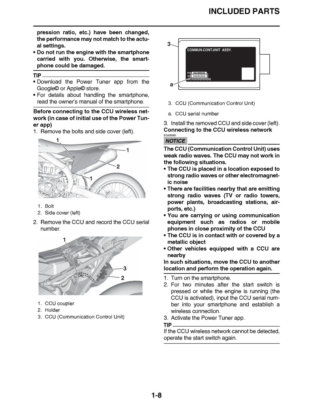 YAMAHA YZ450F YZ450FP Owners Service Manual 2023 - BOUND - COVERS - XL FOLDOUTS