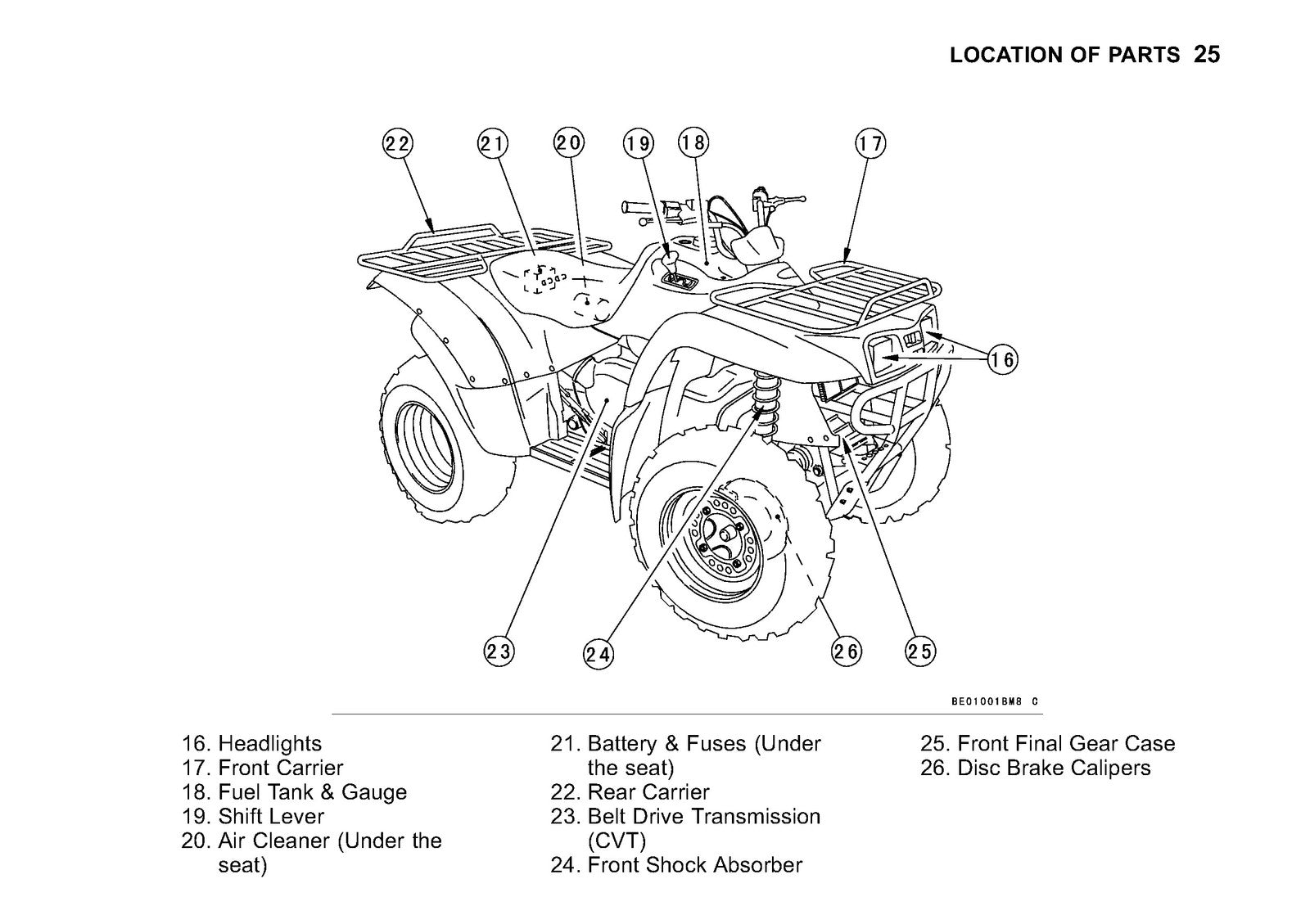 ARCTIC CAT Prairie 360 4x4 ATV Owners Manual 2012 - WIRE BOUND - TOUGH COVERS