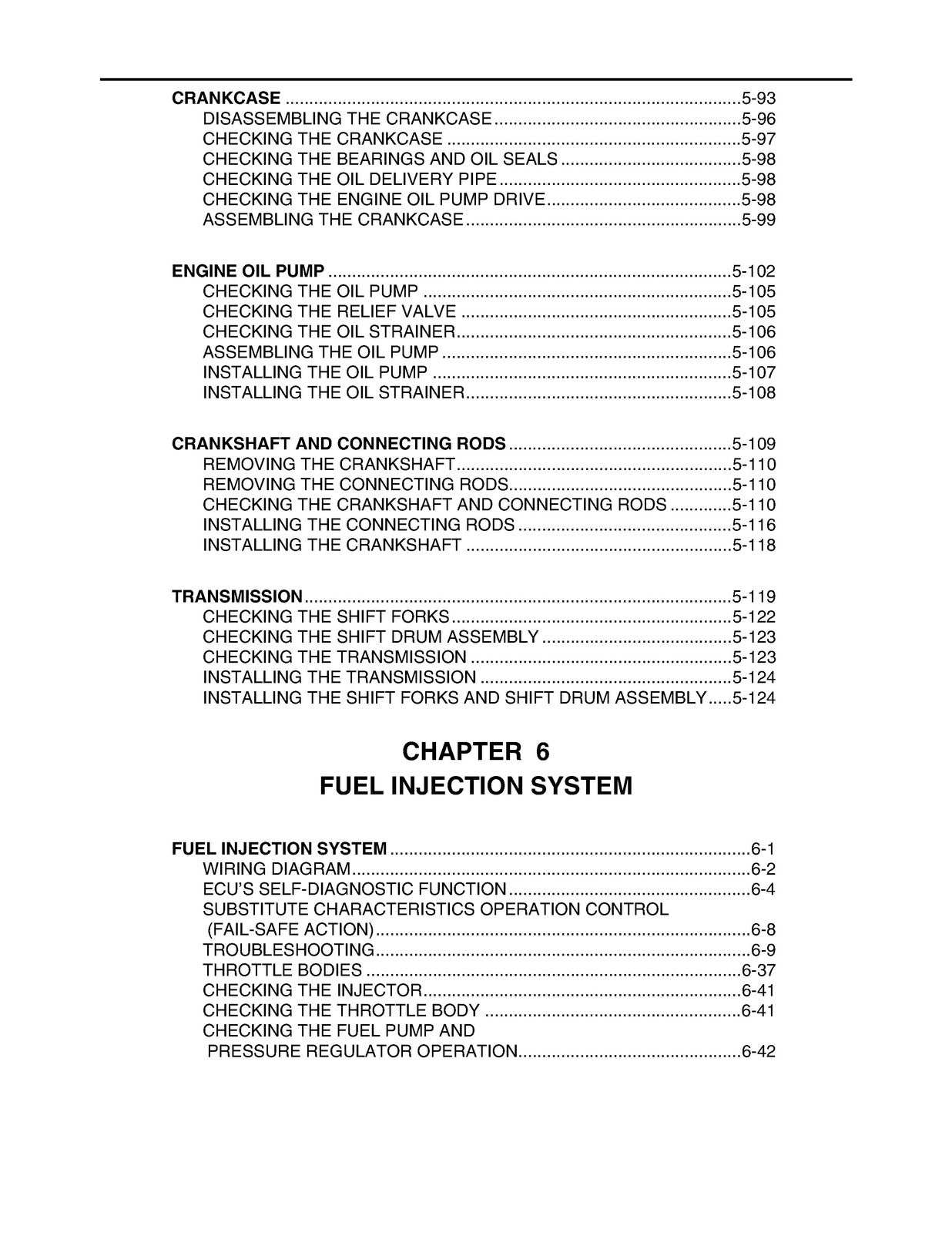 YAMAHA XV1700P XV1700PC Warrior Motorcycle Service Manual 2002, FOLDOUTS