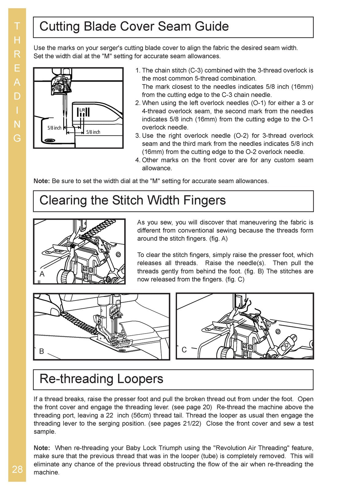 BABY LOCK Triumph BLETS8 Overlock Serger Instruction Manual - BOUND - COVERS