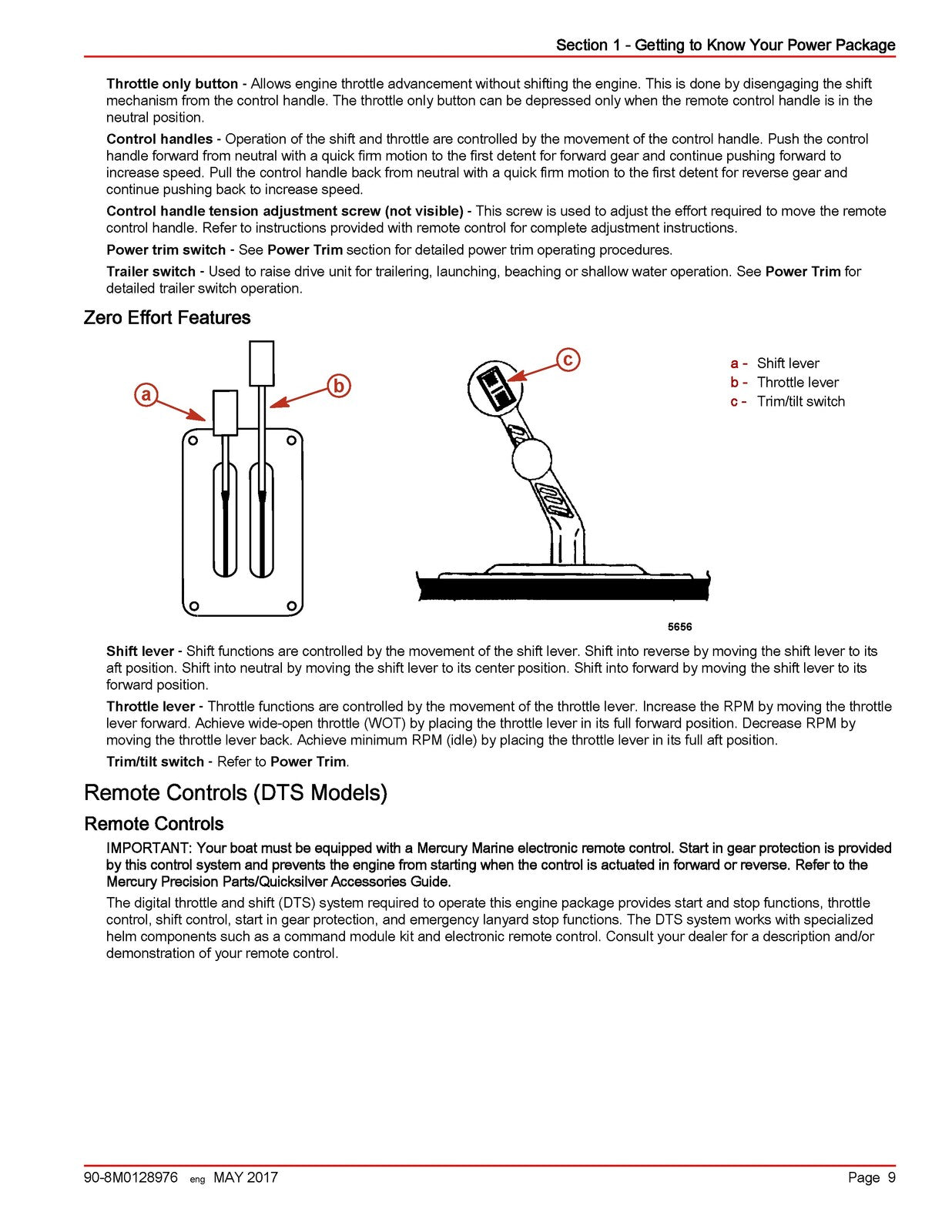 MERCURY MERCRUISER 82L MAG HO SeaCore Sterndrive Maintenance Manual 2017