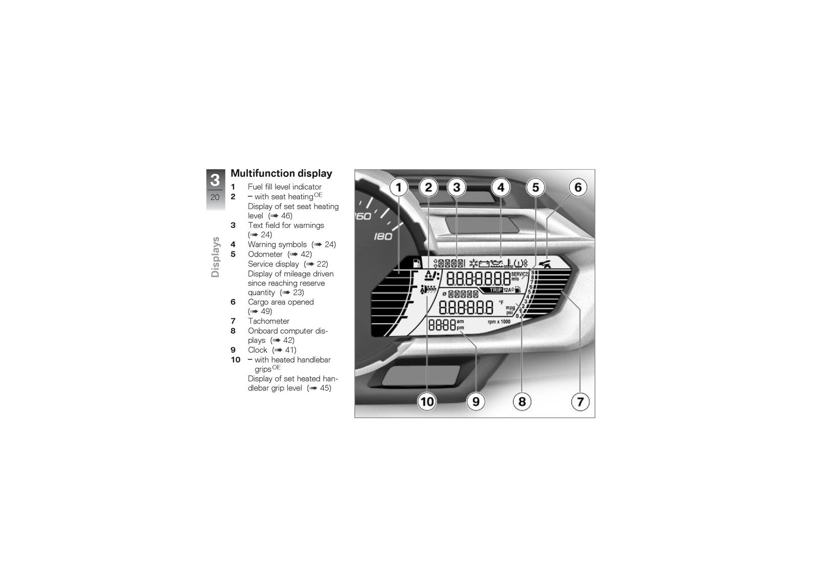 BMW C600 Sport Maxi-Scooter Owners Manual - STEEL WIRE BOUND - PROTECTIVE COVERS