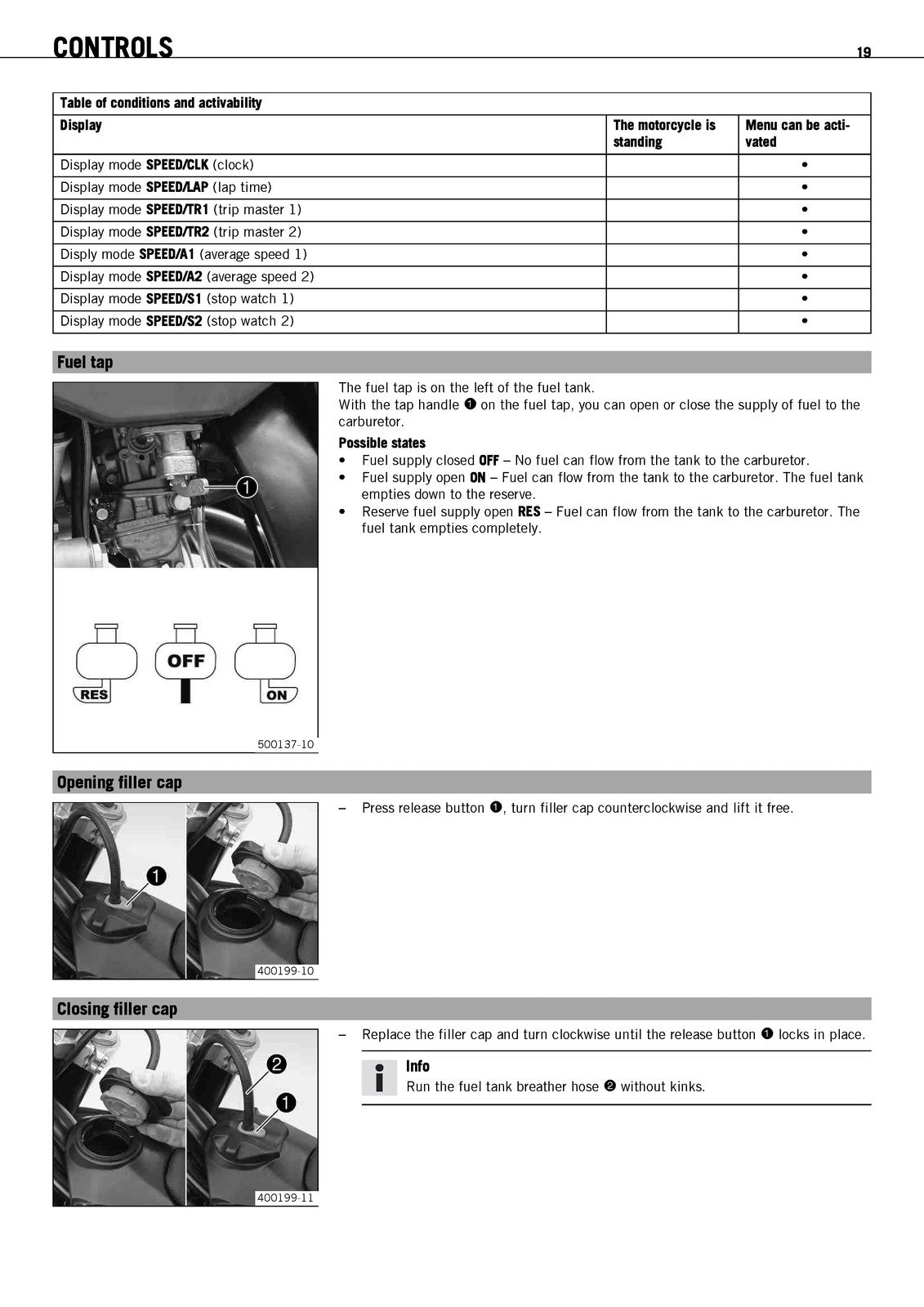 KTM 450 EXC EU 530 EXC EU 450 XC-W USA Owners Manual 2010 - WIRE BOUND - COVERS