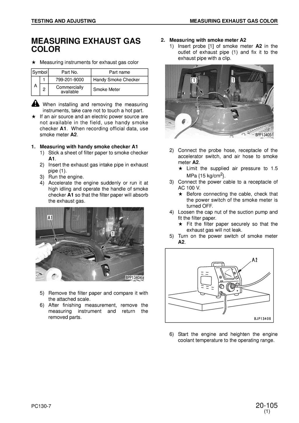 KOMATSU PC130-7 SN 70001 SHOP MANUAL - STEEL WIRE BOUND - PROTECTIVE COVERS
