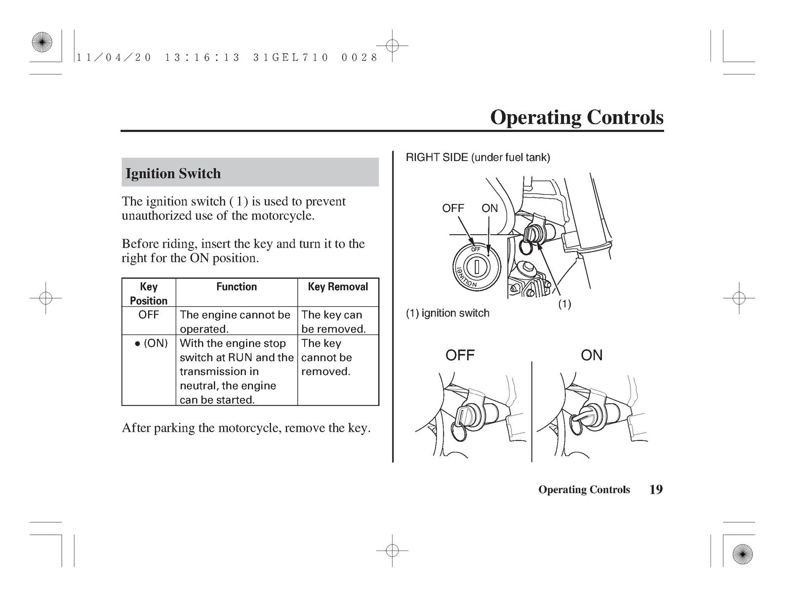 HONDA CRF50F Motorcycle Owners Manual 2012 - STEEL WIRE BOUND - TOUGH COVERS