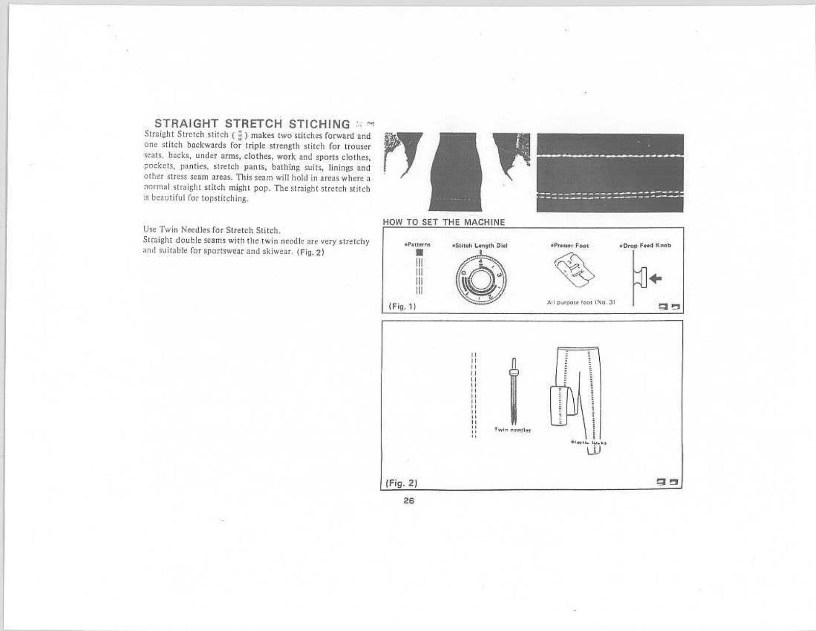 RICCAR 806 706 Super Stretch Instruction Manual - WIRE BOUND - TOUGH COVERS