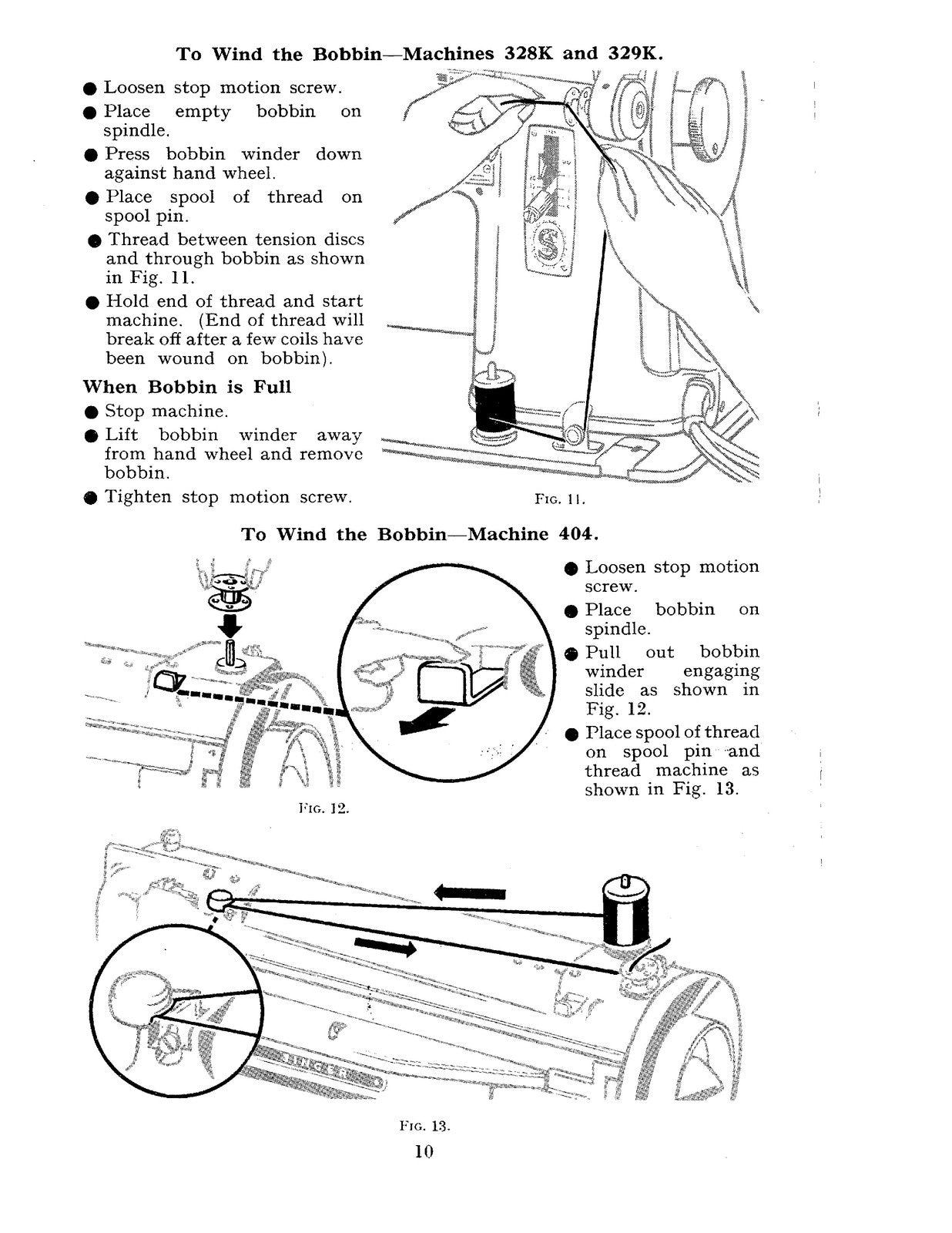 SINGER 15k 66k 201k 99k 185k 327k 328k 329k 404k Instruction Manual - WIRE BOUND