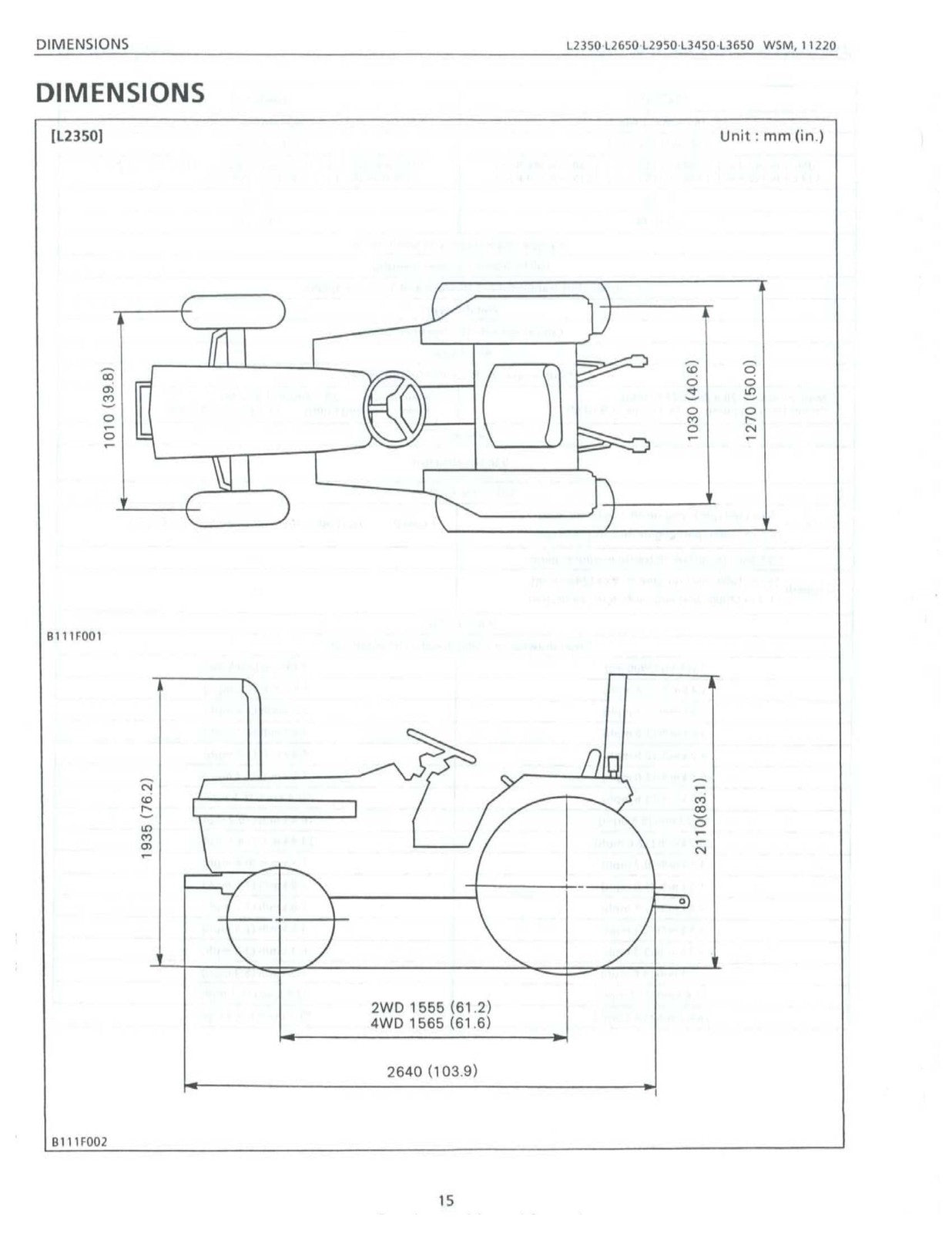 KUBOTA L2350 L2650 L2950 L3450 L3650 Workshop & Operators Manual BUNDLE