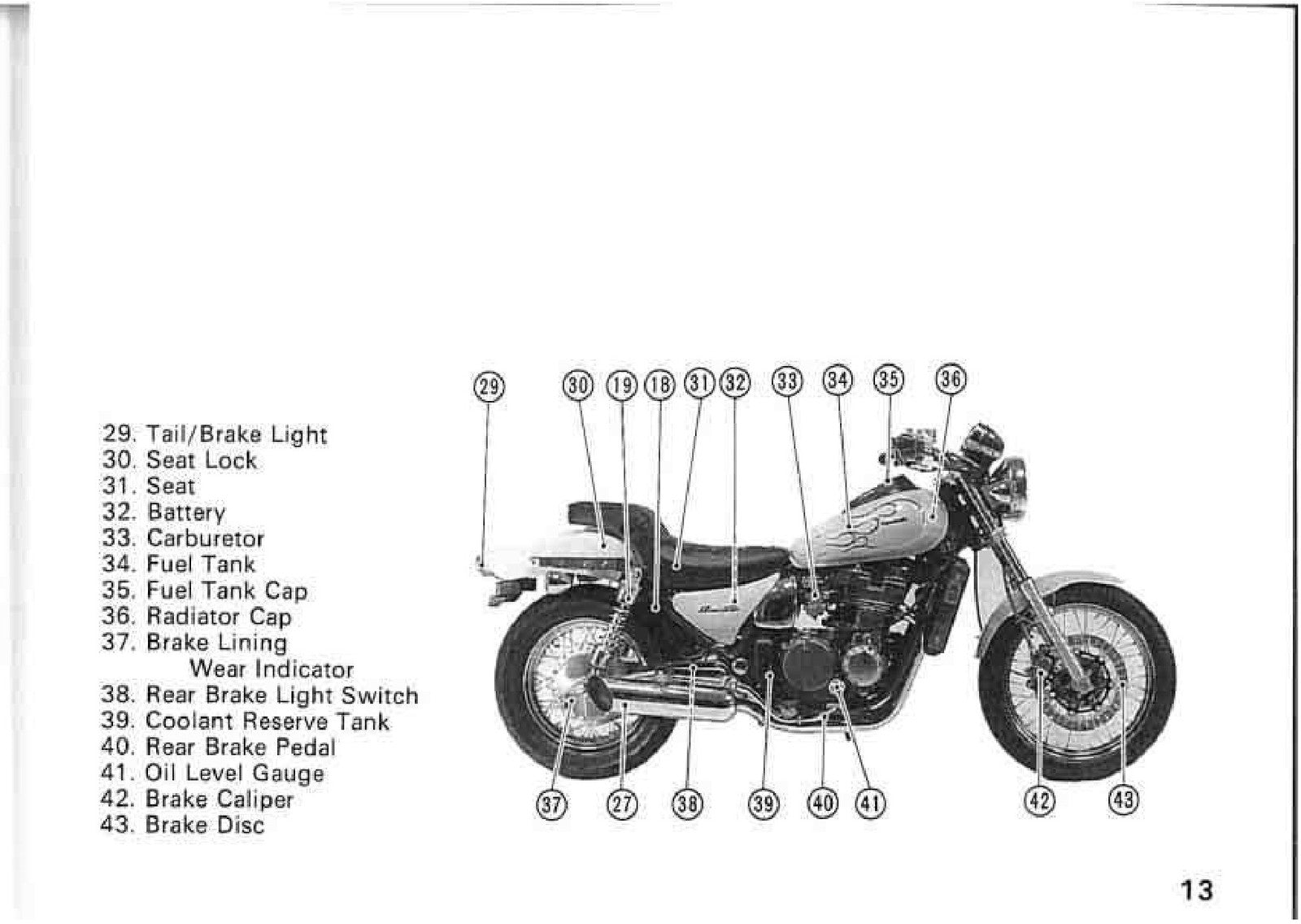 KAWASAKI Eliminator 600 Motorcycle Owners Manual - WIRE BOUND - TOUGH COVERS