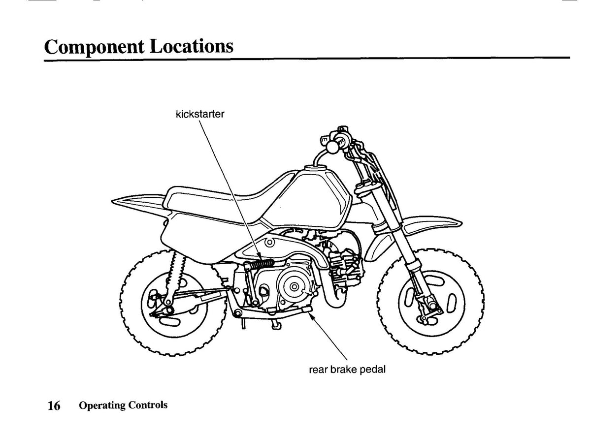 HONDA Z50R Motorcycle Owners Manual 1997 - STEEL WIRE BOUND - PROTECTIVE COVERS