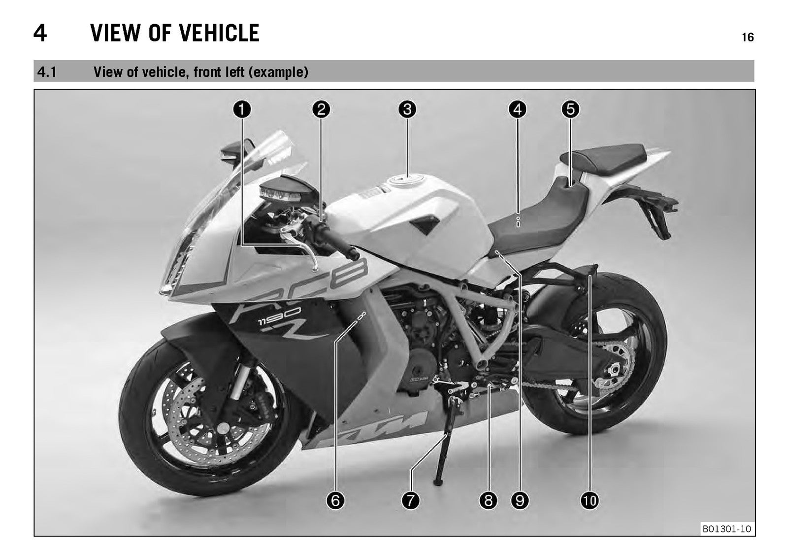 KTM 1190 RC8 R EU GB FR JP Owners Manual 2014 - STEEL WIRE BOUND - TOUGH COVERS