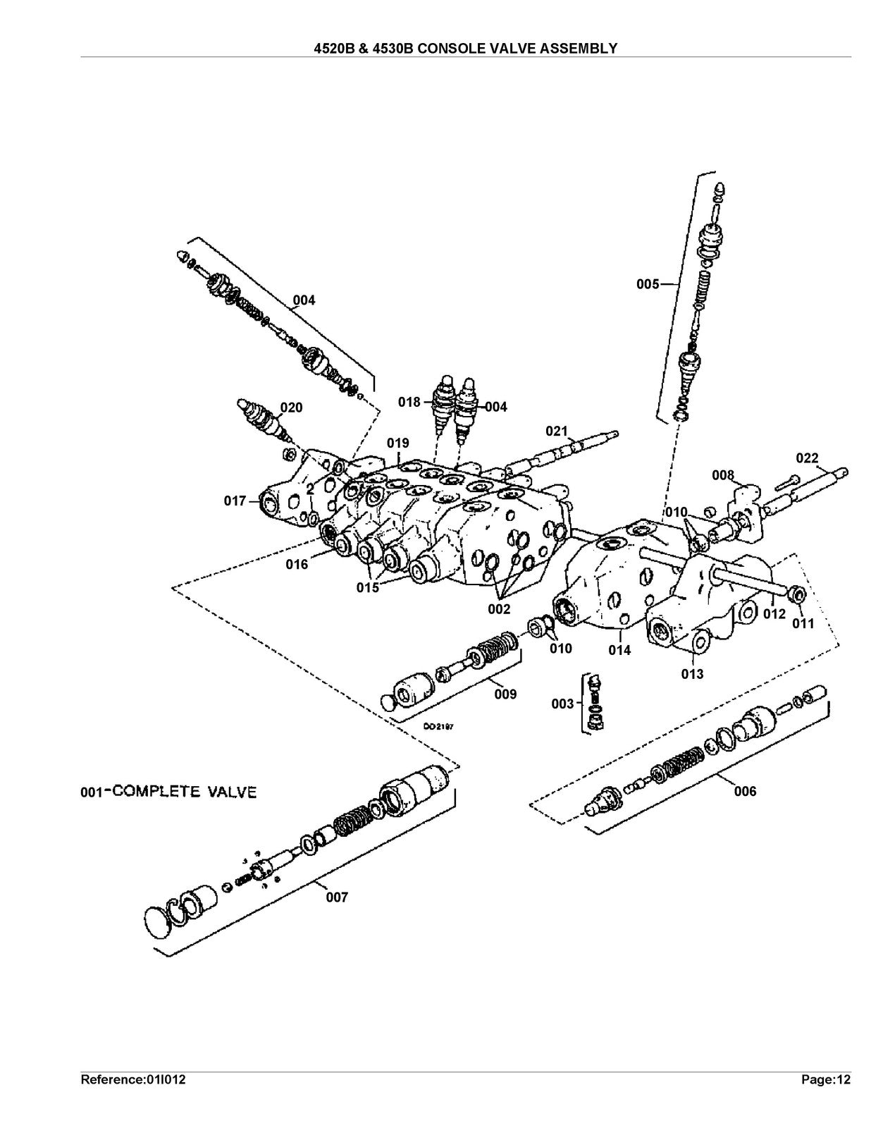 WOODS BL4520B L4530B Backhoe Illustrated Parts List Manual - WIRE BOUND - COVERS