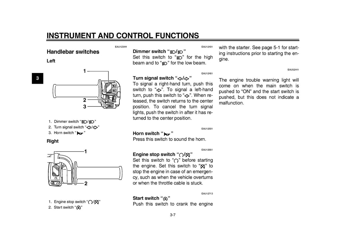 YAMAHA WR450F Owners Manual 2015 - STEEL WIRE BOUND - PROTECTIVE COVERS