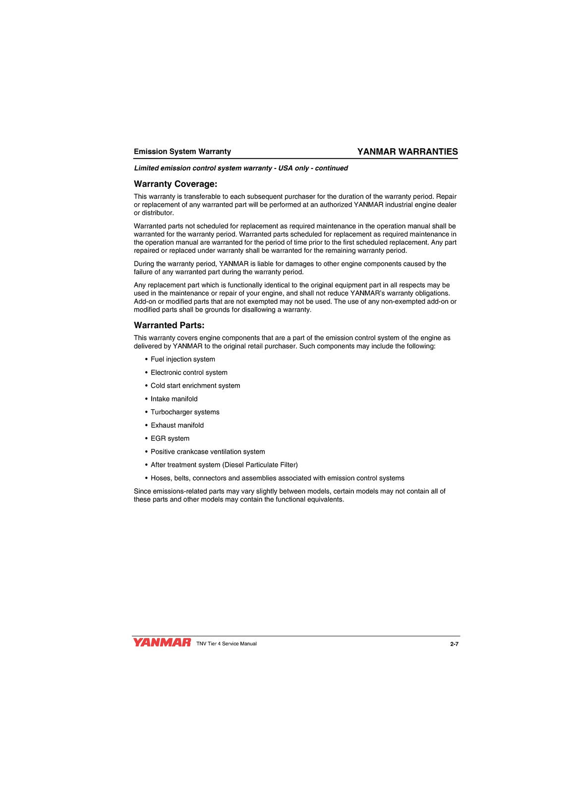 YANMAR 3TNV88C 3TNV86CT 4TNV88C  More Engine Service Manual, FOLDOUTS