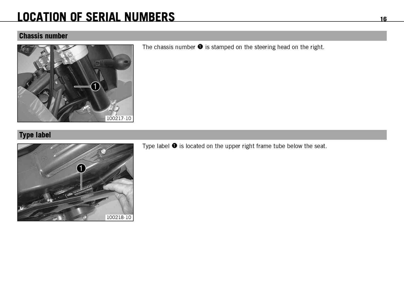 KTM 690 SMC EU AUS UK Owners Manual 2010 - STEEL WIRE BOUND - PROTECTIVE COVERS