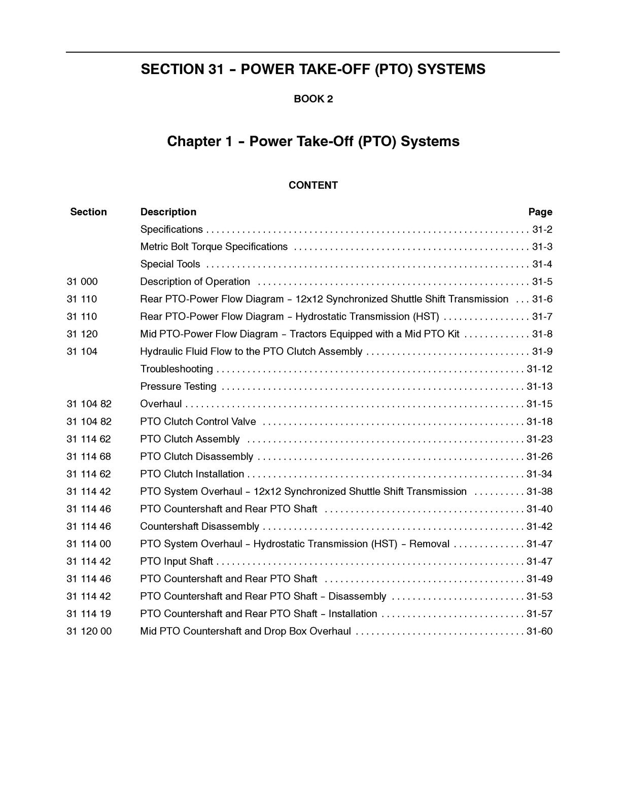 NEW HOLLAND TC35 TC40 TC45 Tractor Service Manual - WIRE BOUND - TOUGH COVERS