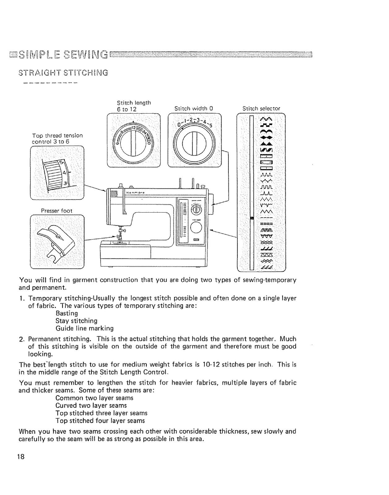 KENMORE 17881 Sewing Machine Owners Manual - STEEL WIRE BOUND - TOUGH COVERS