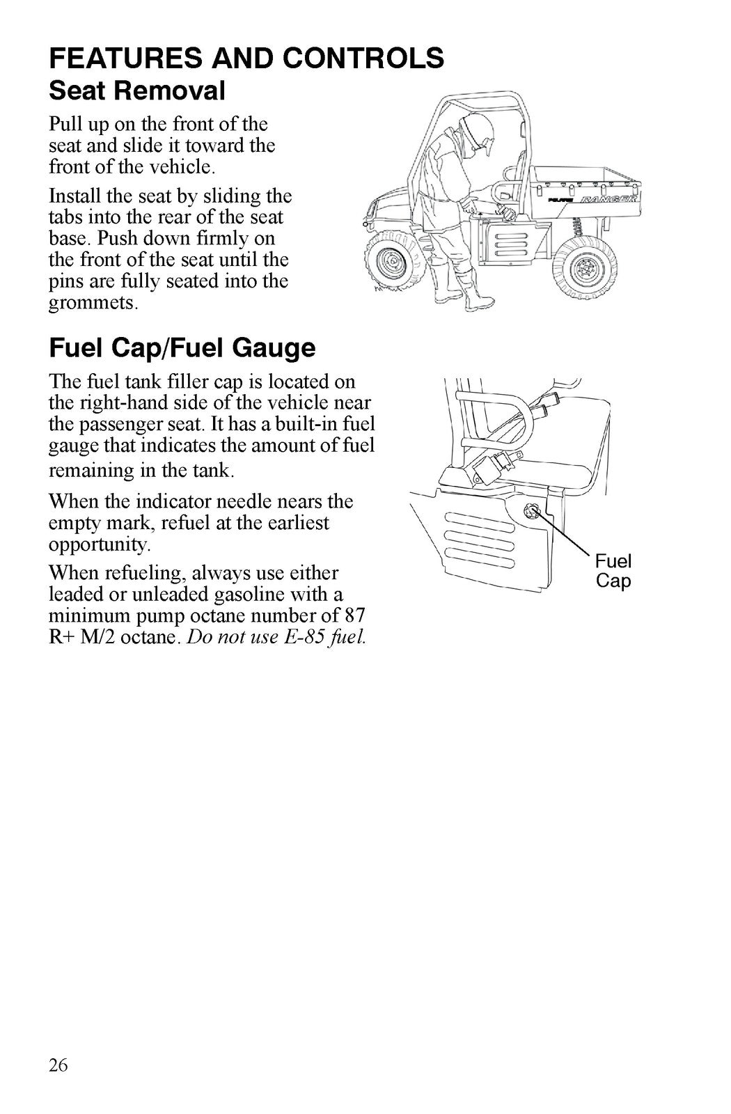 POLARIS RANGER 4X4 500 EFI Owners Manual 2008 - STEEL WIRE BOUND - TOUGH COVERS