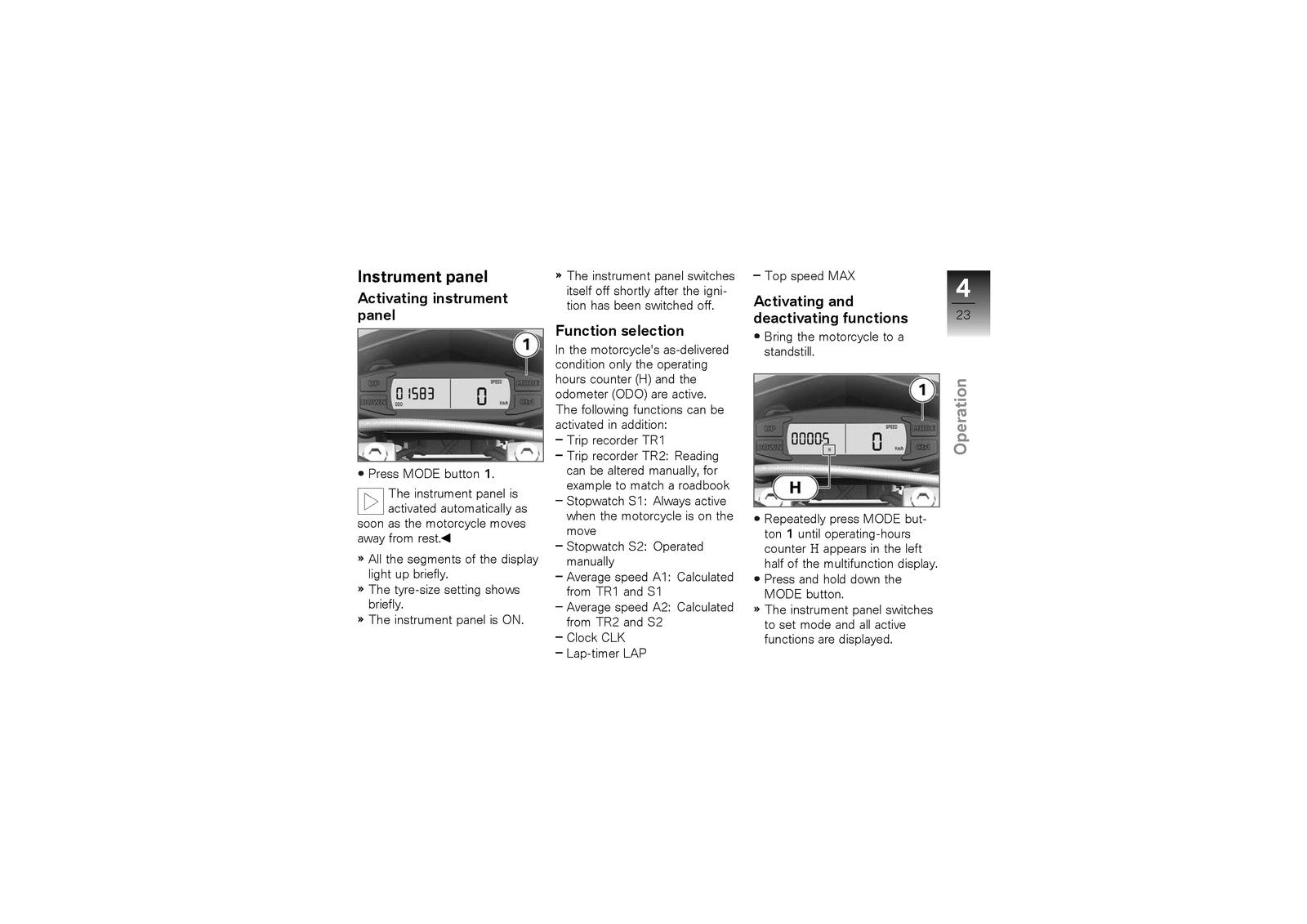 BMW G450X Motorcycle Owners Manual - STEEL WIRE BOUND - PROTECTIVE COVERS
