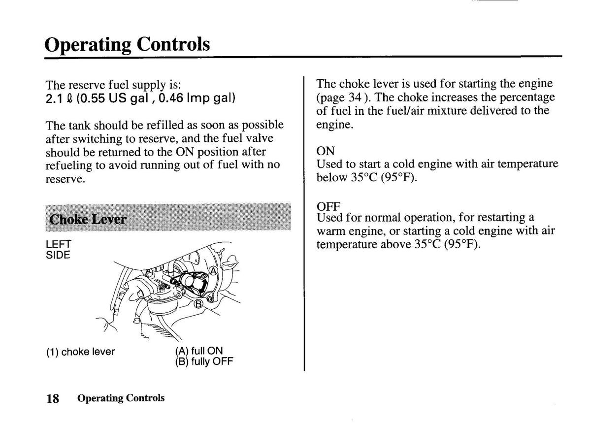 HONDA XR70R Owners Manual 1997 - STEEL WIRE BOUND - PROTECTIVE COVERS