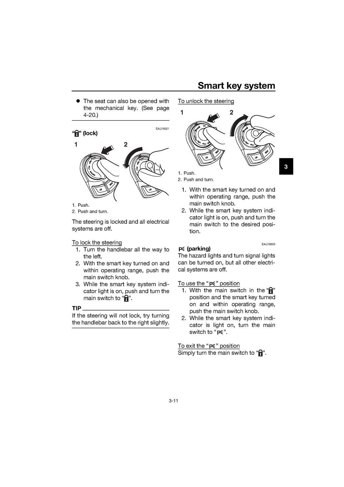 YAMAHA X-MAX 300 Owners Manual 2017 - STEEL WIRE BOUND - PROTECTIVE COVERS