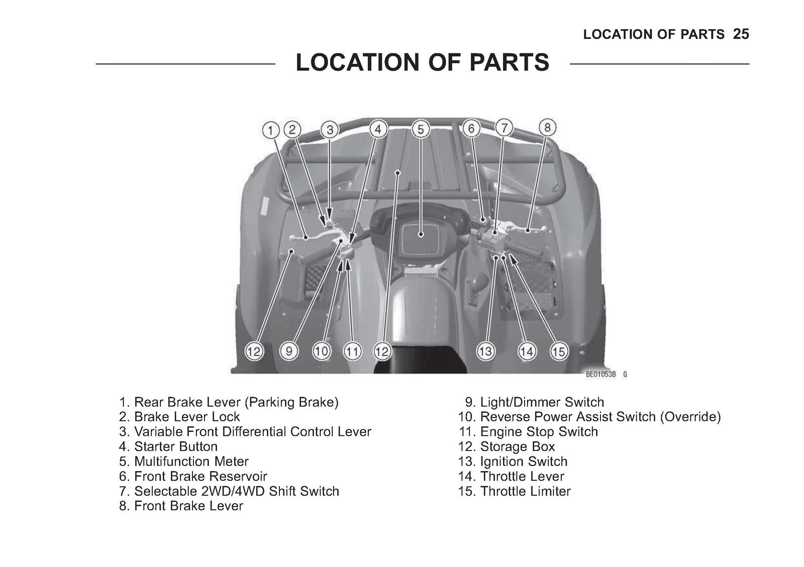 KAWASAKI Brute Force 750 4x4i Owners Manual 2012 - WIRE BOUND - TOUGH COVERS