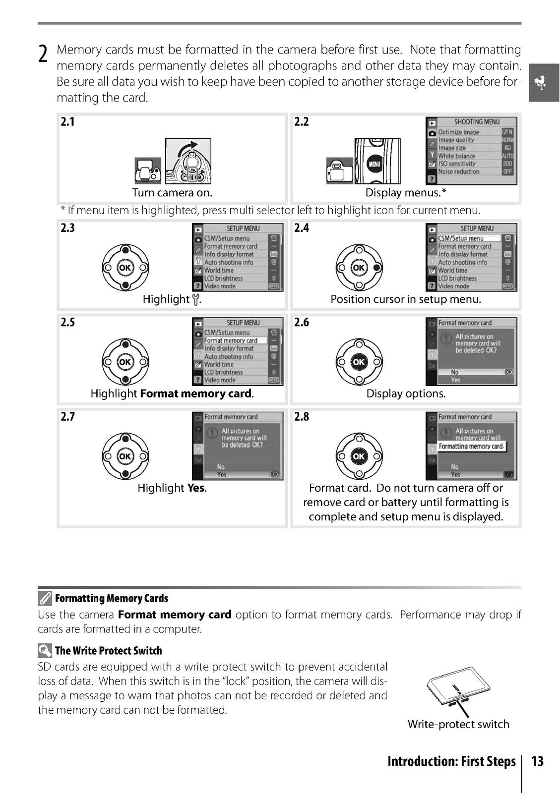 NIKON D40 Digital Camera User Manual 2007 - STEEL WIRE BOUND - PROTECTIVE COVERS