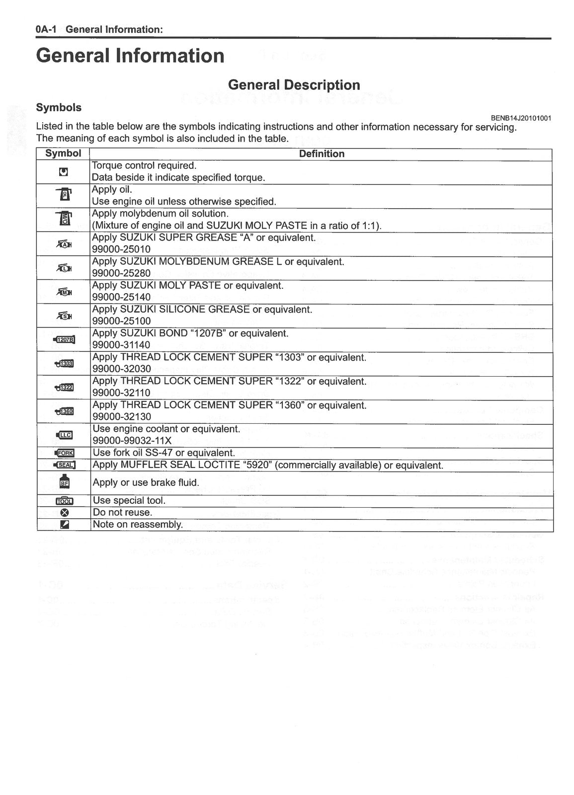 SUZUKI GSX-R600 L1 Motorcycle Service Manual 2011 - WIRE BOUND - TOUGH COVERS