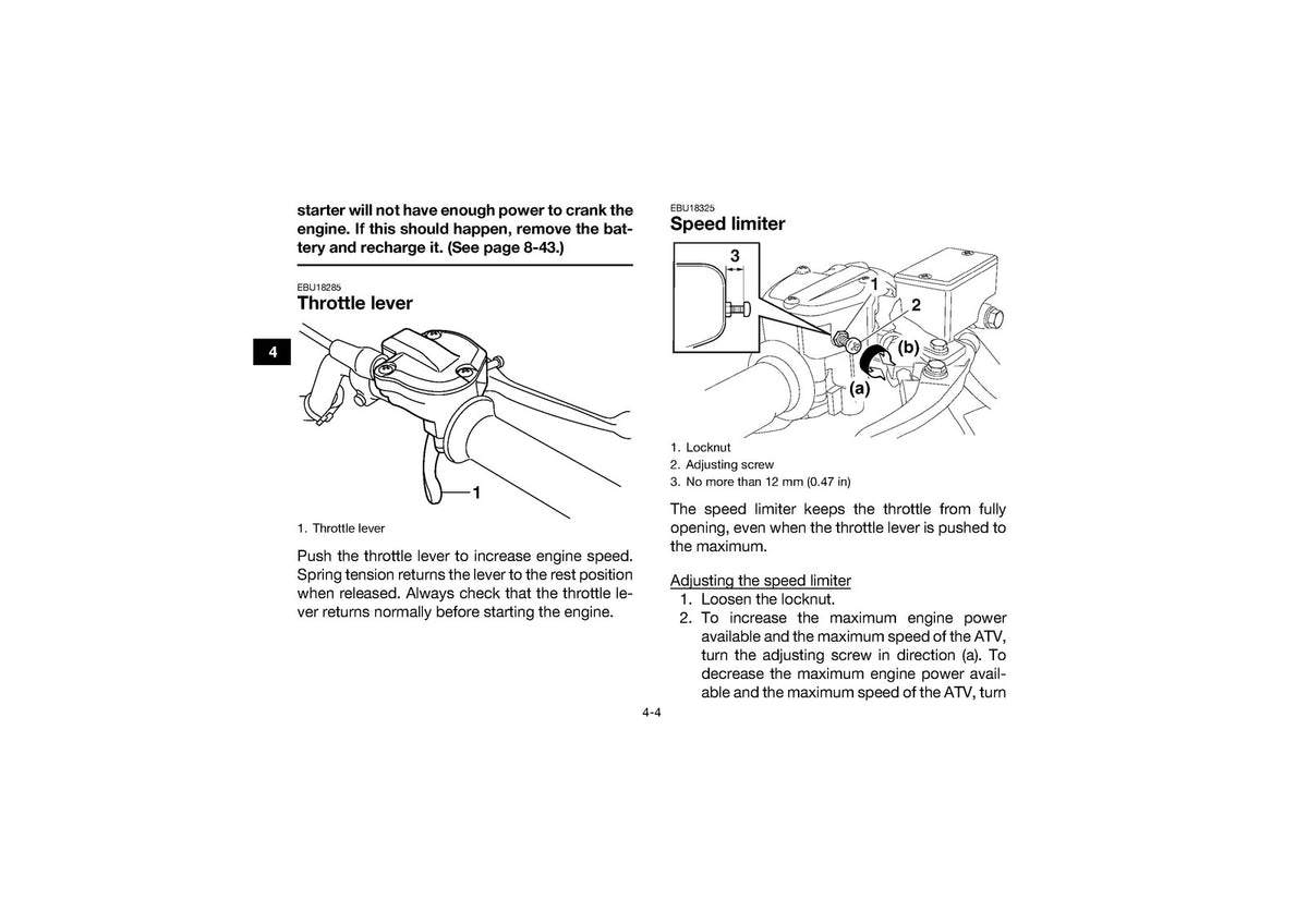 YAMAHA YFZ450 2019 ATV Owners Manual - STEEL WIRE BOUND - PROTECTIVE COVERS
