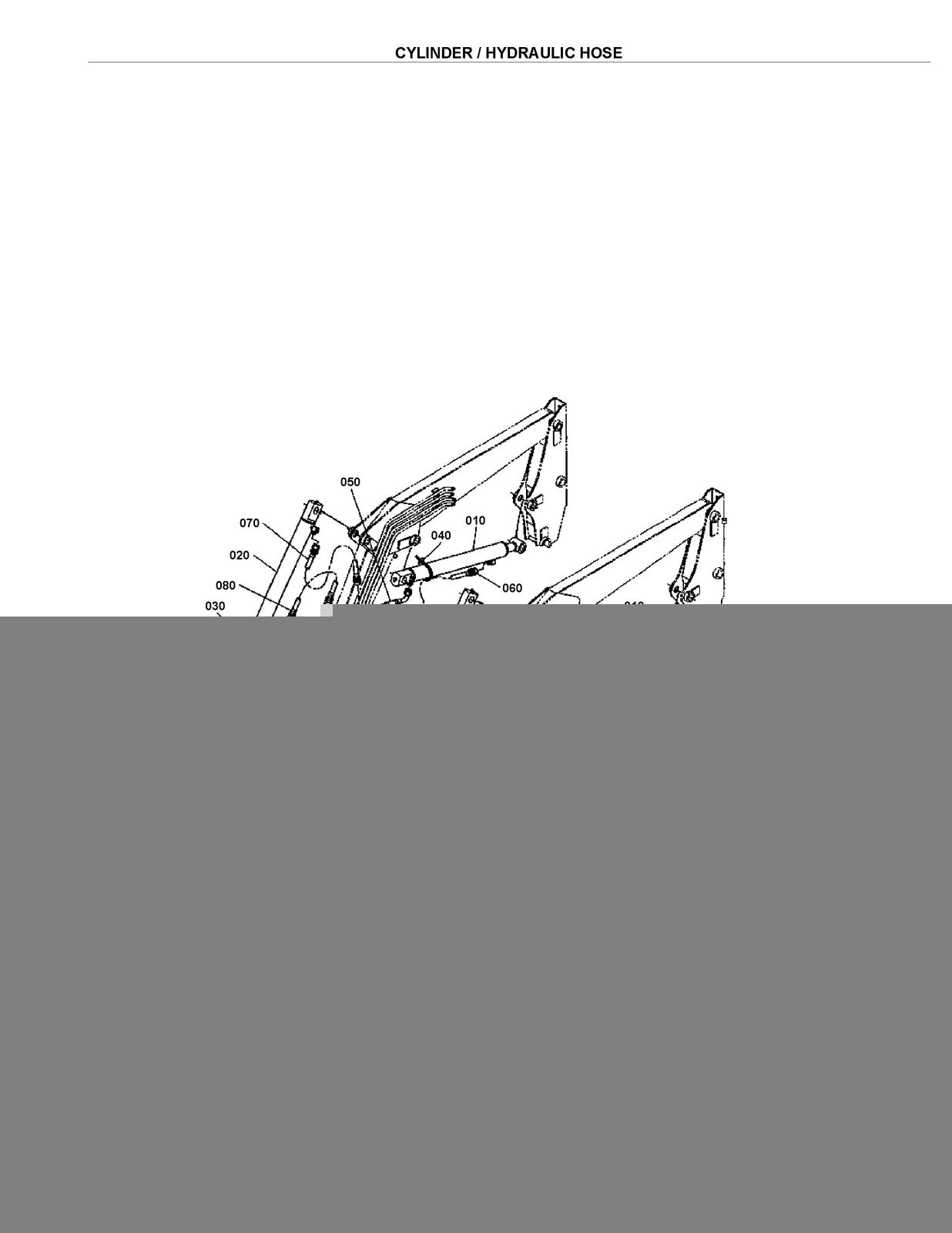 KUBOTA LA852 Loader Illustrated Parts List Manual - WIRE BOUND - TOUGH COVERS