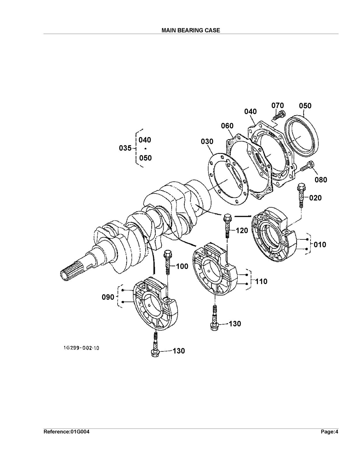 KUBOTA G1900S Parts Manual - STEEL WIRE BOUND - PROTECTIVE COVERS