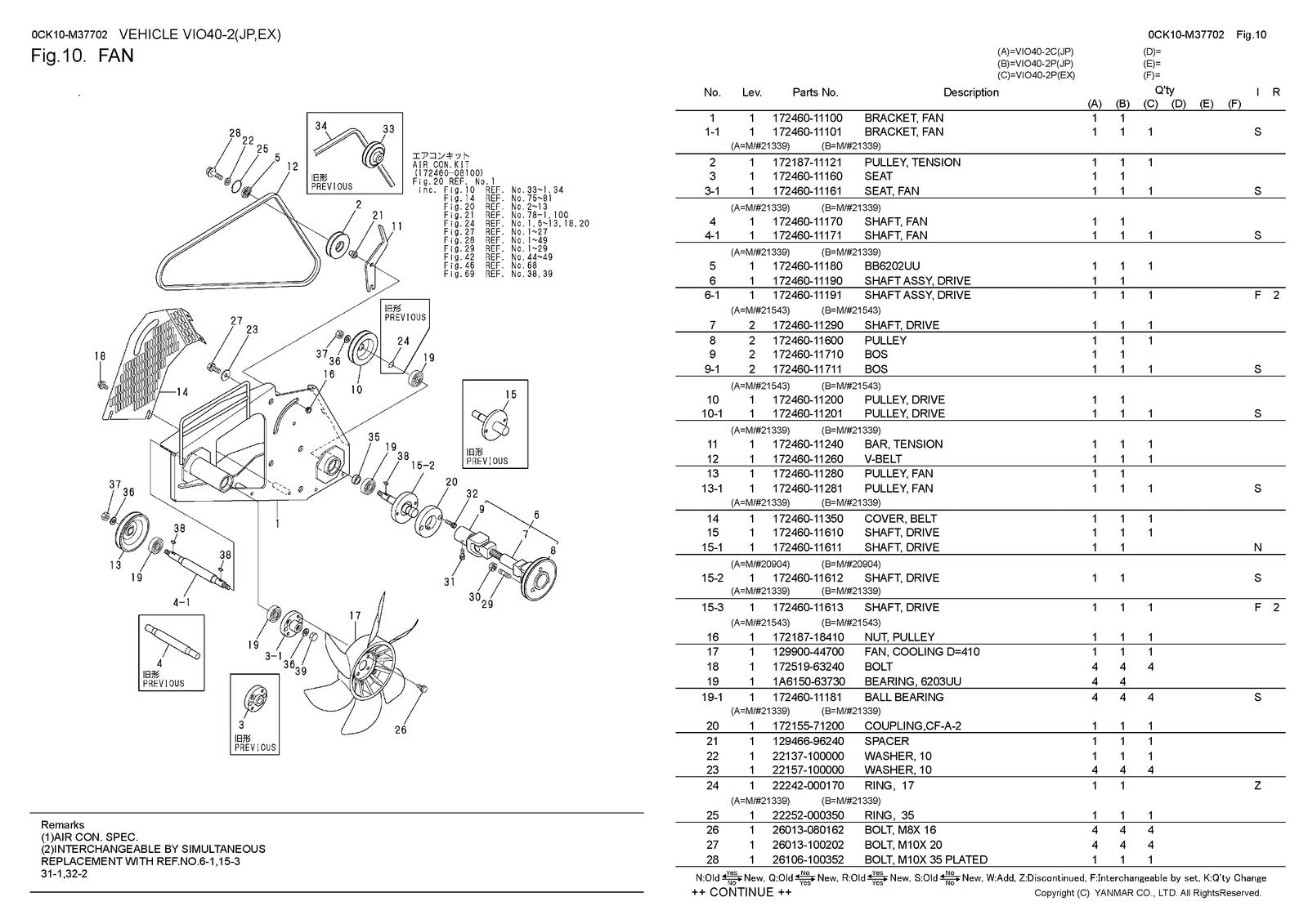 YANMAR ViO40-2 Excavator Parts Catalog Manual 2015 - WIRE BOUND - TOUGH COVERS